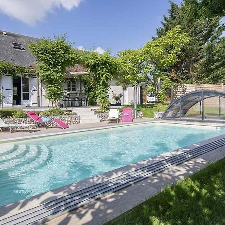 Au Coeur du Bien-Etre, gîte avec piscine chauffée et couverte, SPA, sauna, massages Monteaux Exterior foto